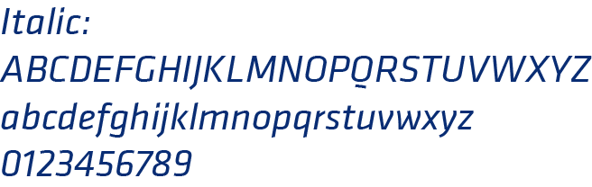 Klavika italic